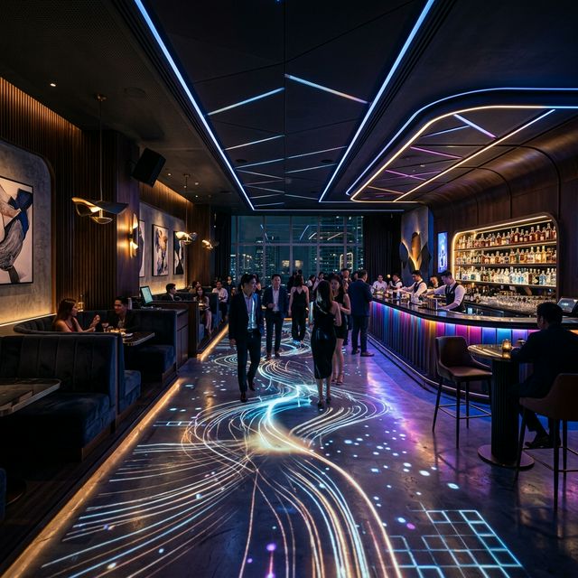 +81 Bar Makati Interactive Projection System Philippines